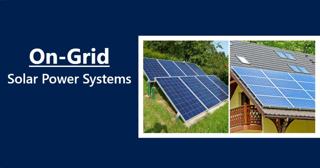 On-Grid solar power System